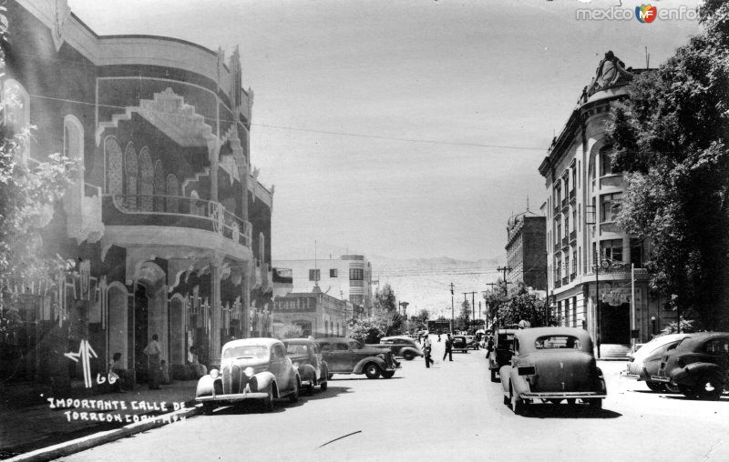 Una calle de Torreón