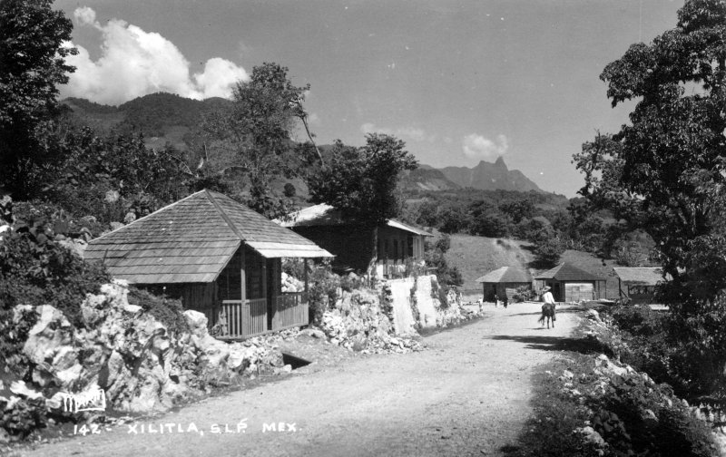 Una calle en Xilitla