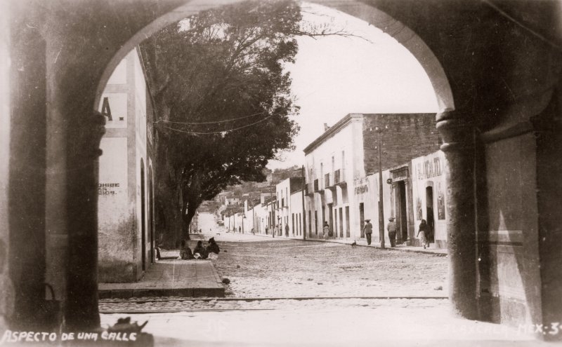 Una calle en Tlaxcala