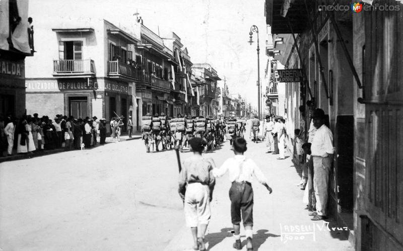 Tropas Norteamericanas durante la Intervención de 1914