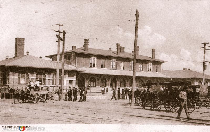 Estación Unión del Ferrocarril Nacional de México (c. 1908)