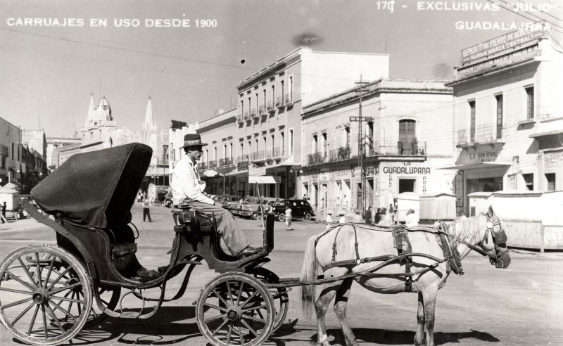 Carruajes en uso desde 1900