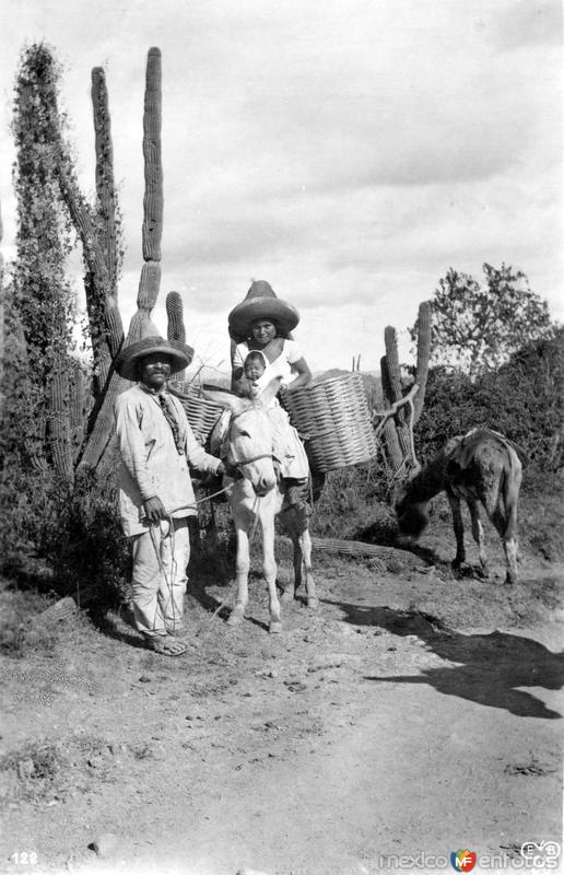 Familia indígena en Oaxaca