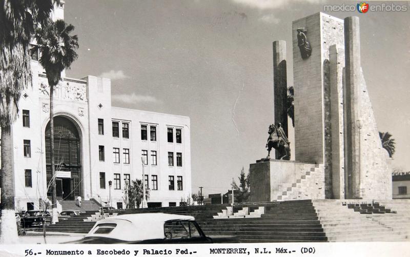 Mto. a Escobedo y Palacio Federal