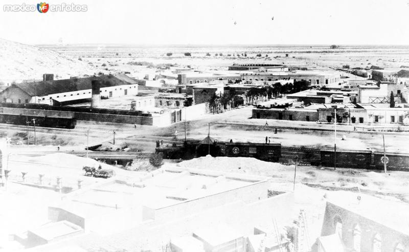 Vista panorámica de Torreón (Bain News Service, 1912)