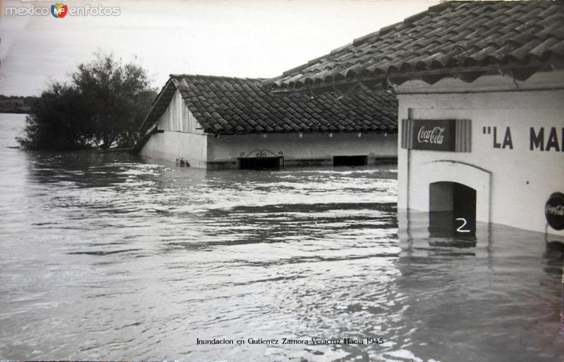 Inundacion en Gutierrez Zamora Veracruz