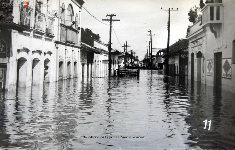 Inundacion en Gutierrrez Zamora Veracruz