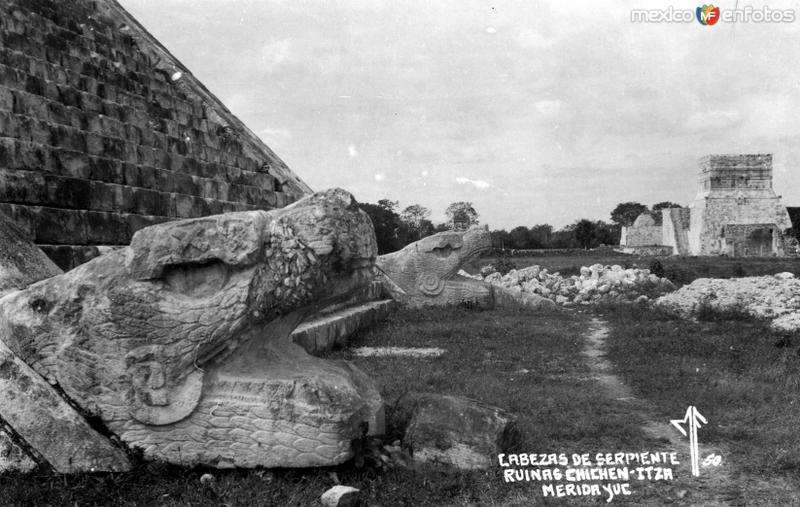 Cabezas de Quetzalcóatl