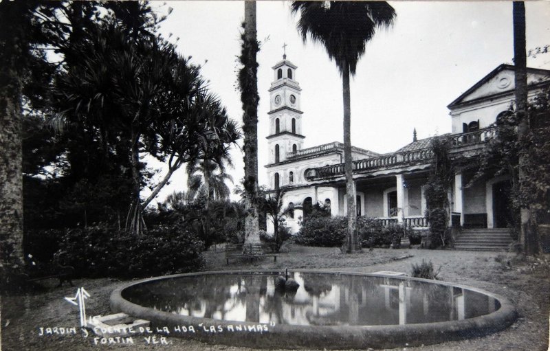 JARDIN Y FUENTE DE LA HACIENDA DE LAS ANIMAS