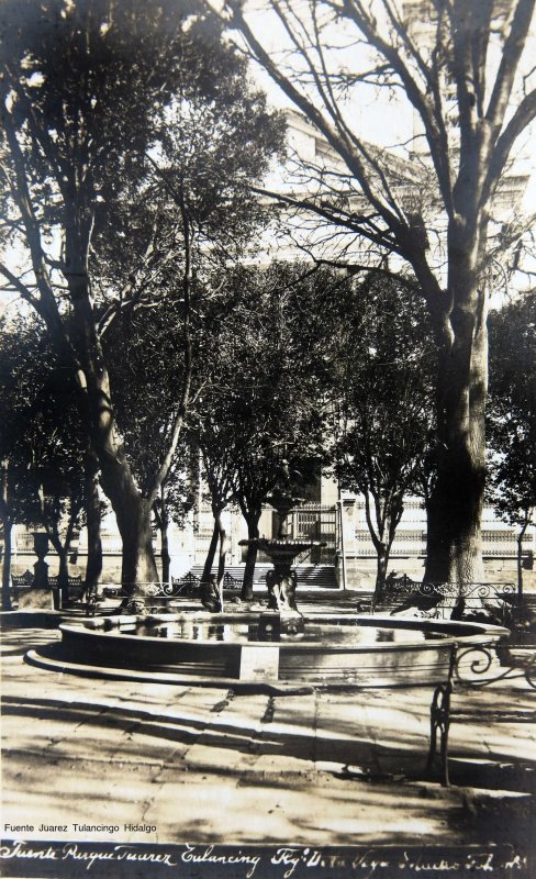 FUENTE EN EL PARQUE JUAREZ