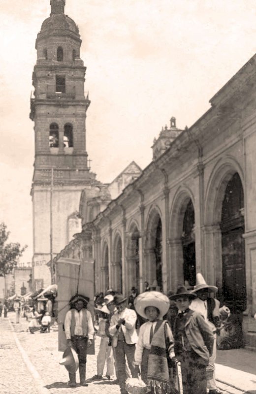 Morelia, Mercado de San Agustín, 1874