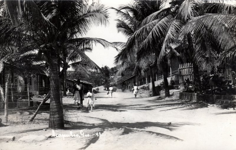 Una calle en Acapulco