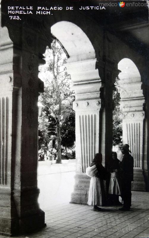 Detalle de el Palacio de Justicia