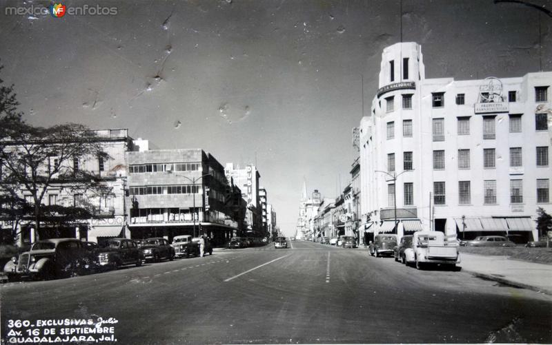 Avenida 16 de Septiembre entre