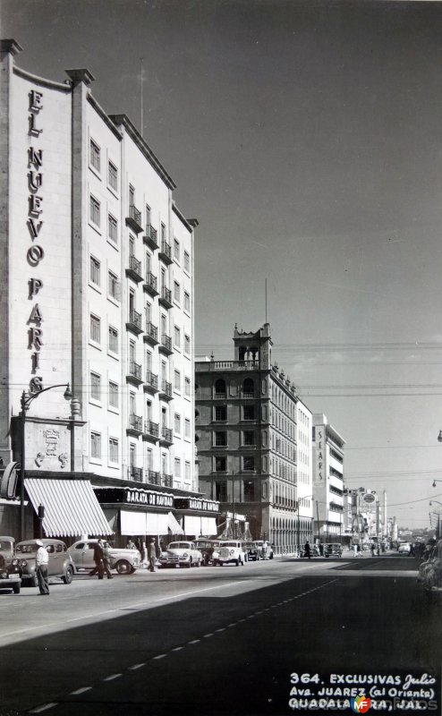 Avenida Juarez al Oriente entre