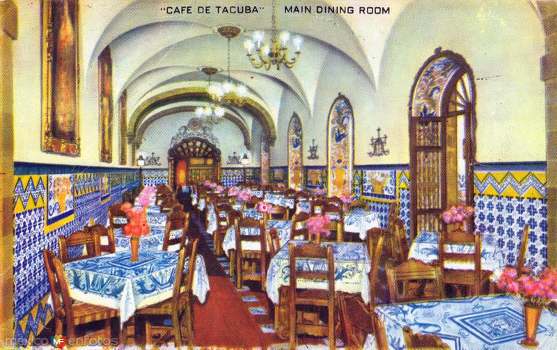 Interior del Café Tacuba