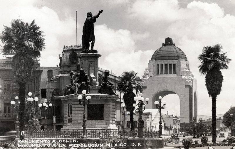 Monumento a Colón y Monumento a la Revolución