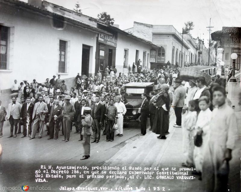 Evento Plitico 8 de Octubre de 1932