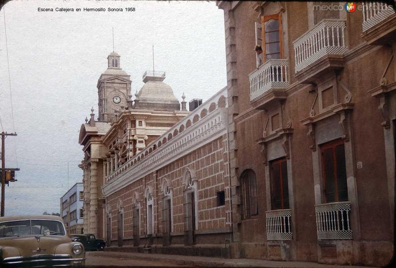 Escena Callejera en Hermosillo Sonora 1958