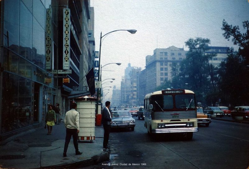 Avenida Juarez Ciudad de Mexico 1969