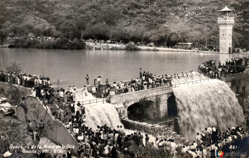 Inauguración de la Presa de la Olla