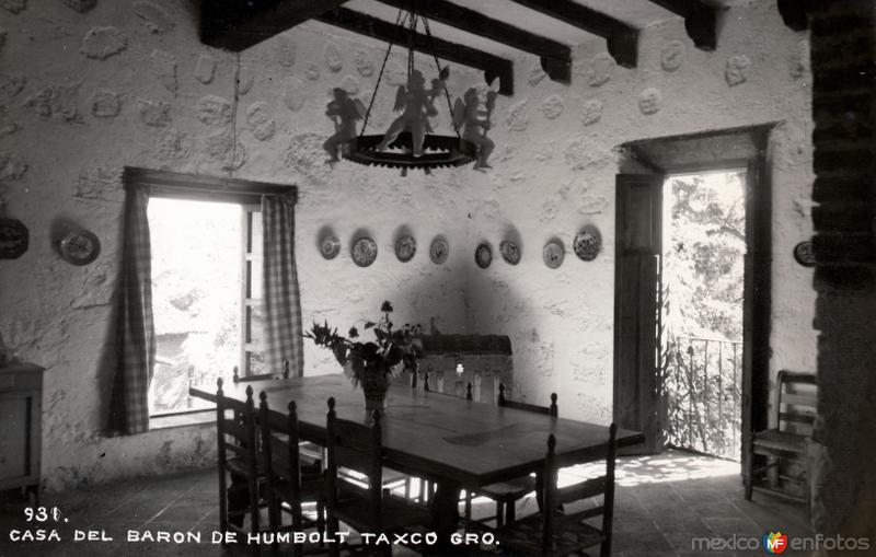 Comedor de la casa del Barón de Humboldt