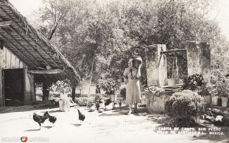 Pozo en una casa de campo