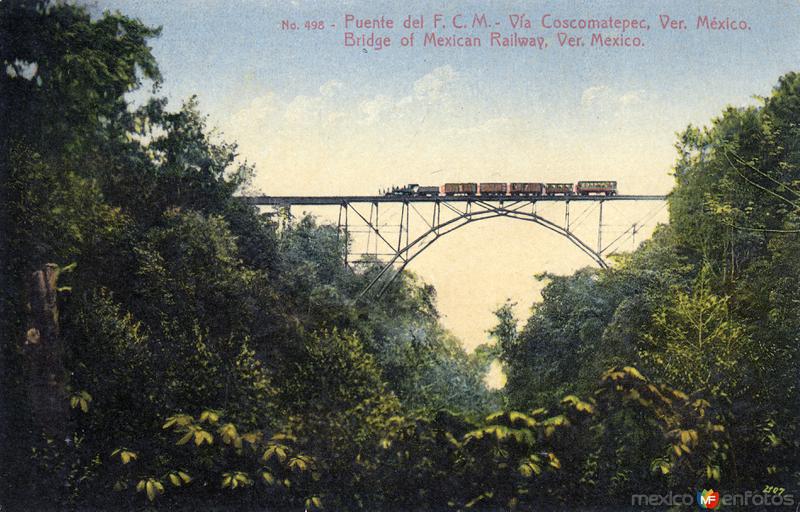 Puente del Ferrocarril Central Mexicano en Coscomatepec