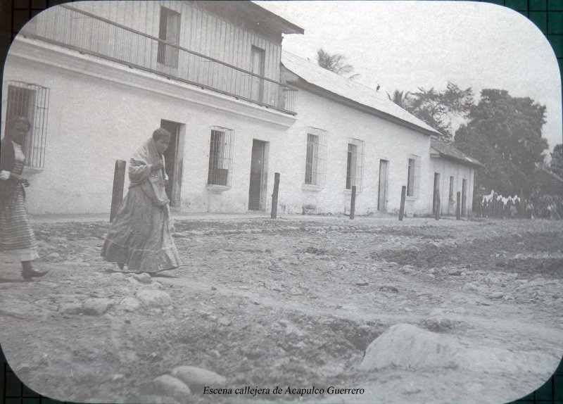 Escena callejera de Acapulco Guerrero.