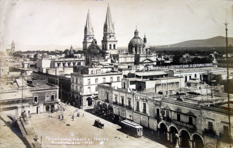 Panorama hacia el Norte ( circa 1914 )