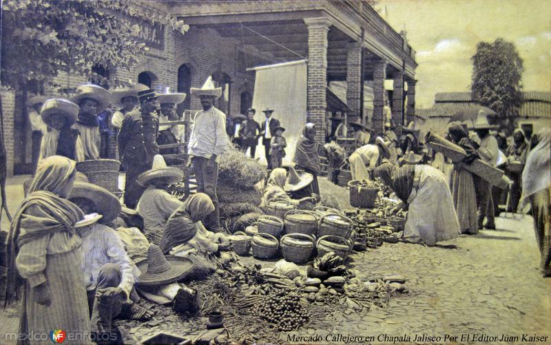 Mercado Callejero en Chapala Jalisco Por El Editor Juan Kaiser