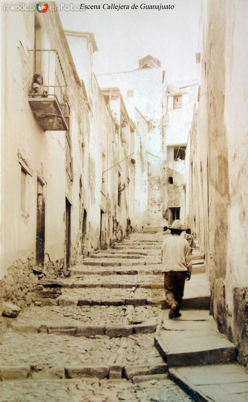 Escena Callejera de Guanajuato.