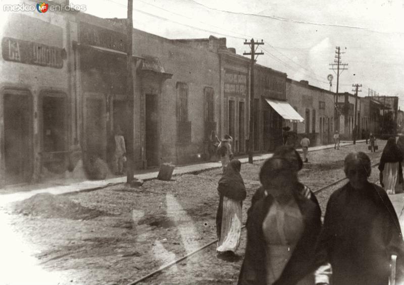 Calle Benito Juarez Garcia fotografia de los años 1920´s