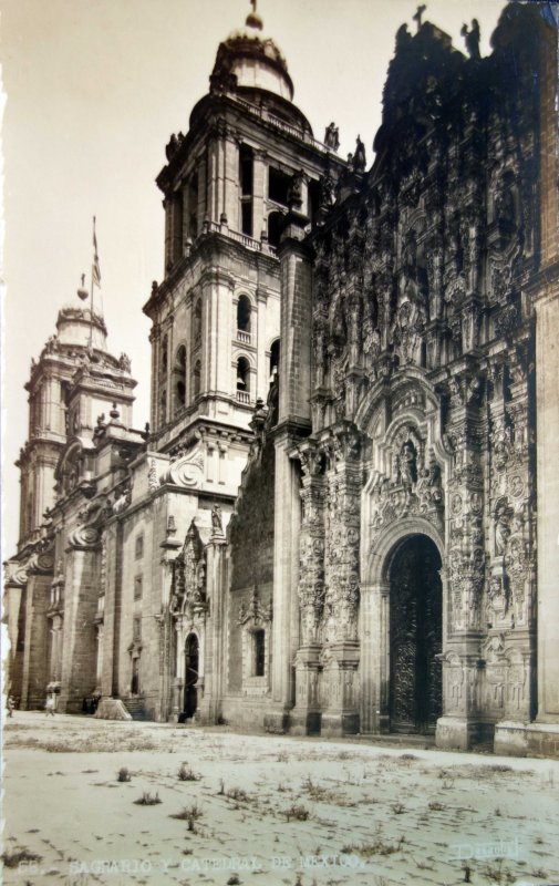 El Sagrario y La Catedral Cd de Mexico.