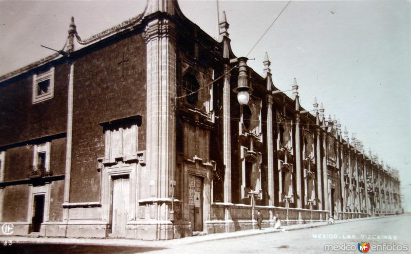 Colegio de Las Vizcainas ( Fechada el 20 de Agosto de 1921 ).