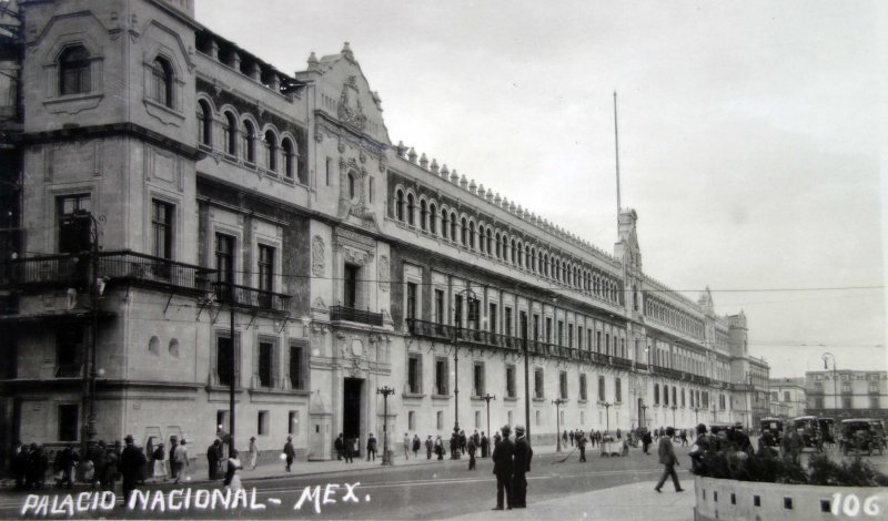 Palacio Nacional de gobierno.