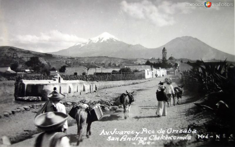 Ave Juarez y Pico de Orizaba San Andres Chalchicomula.