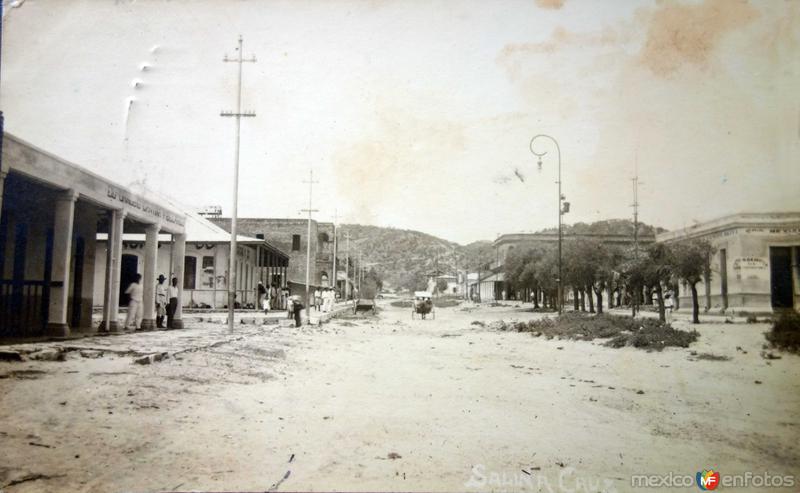 Escena callejera ( Circulada el 29 de Octubre de 1922 ).