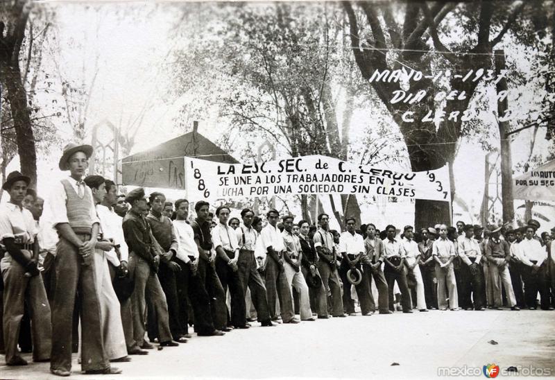 Evento politico del 1 de Mayo de 1937