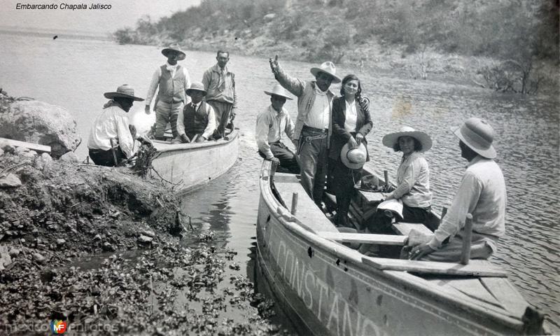 Embarcando Chapala Jalisco.