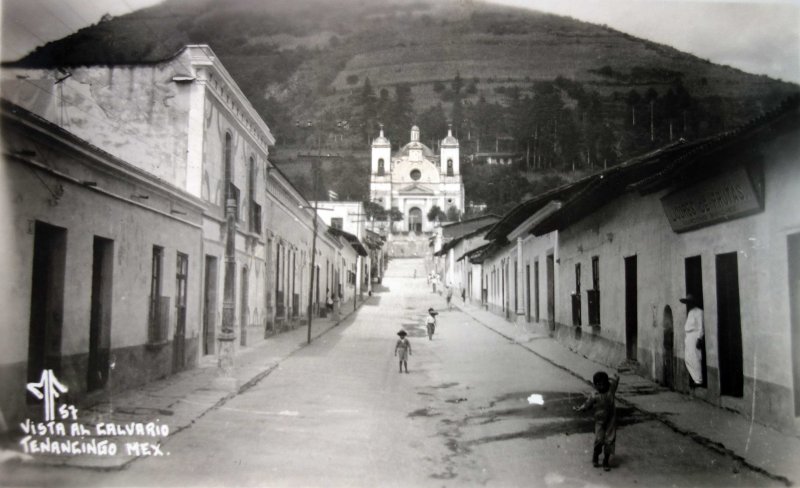 Fotos de Tenancingo, México, México: Vista al Calvario Escena Callejera.