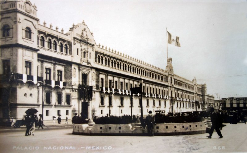 Palacio Nacional ( Enviada el 26 de Abril de 1929 ).