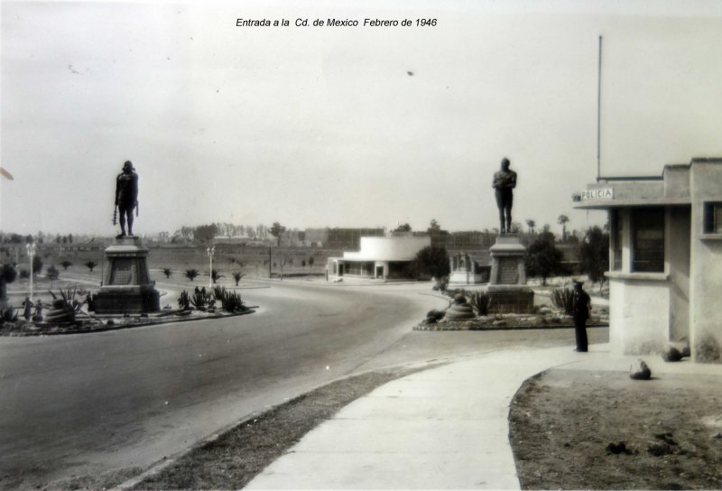 Entrada a la Cd. de Mexico Febrero de 1946