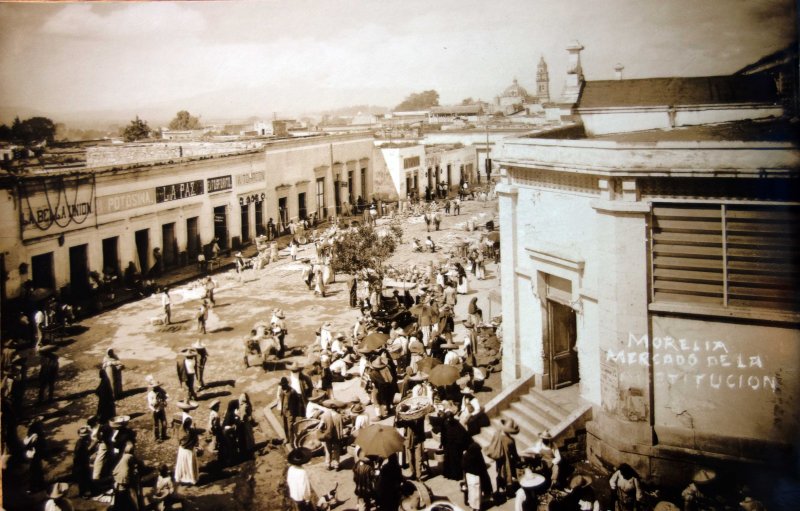 Mercado callejerode La Constitucion.