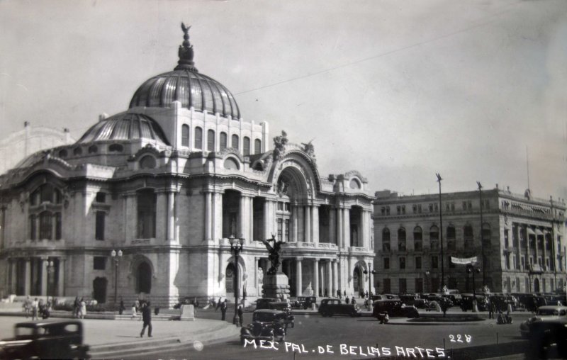 Palacio de Bellas Artes ( Circulada el 20 de Marzo de 1937 ) .