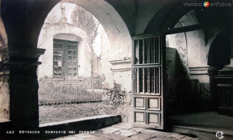 Coyoacan convento de el Carmen ( Circulada el 13 de mayo de 1930 ).