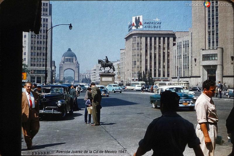 Avenida Juárez de la Cd.de México (c. 1953)