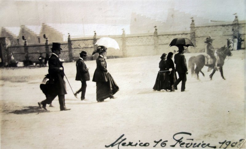 Vida cotidiana ( Circulada el 16 de Febrero de 1908 )