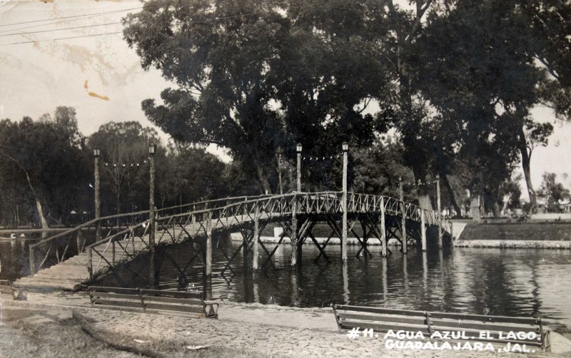 Lago azul.