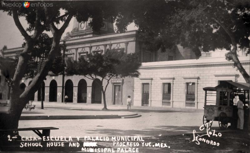 Palacio mucicipal de Progreso Yucatan .